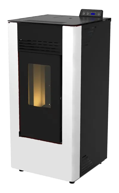 Estufa de Pellet Canalizable Watt 10 Pro Blanca