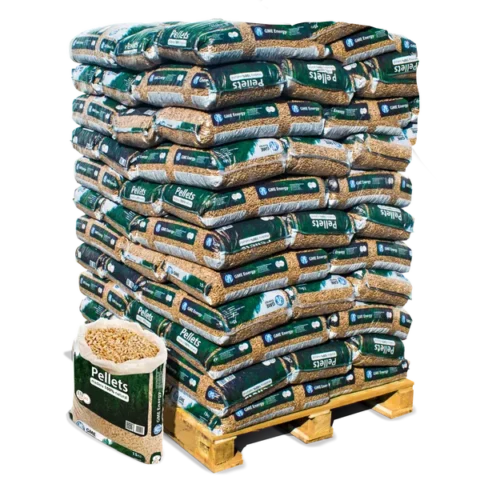 Palet de 77 sacos de pellet GME WoodPellet EN-Plus A1